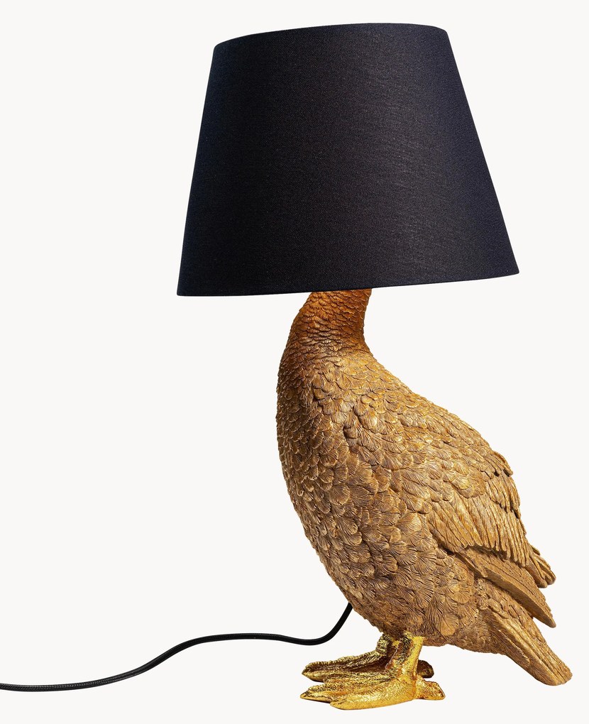 Veľká dizajnová stolová lampa Duck