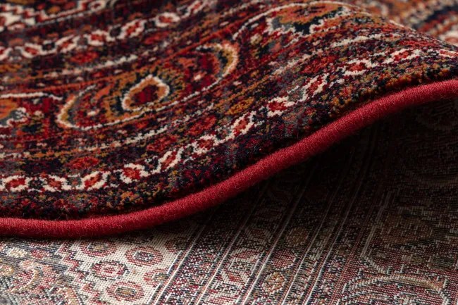 Koberec KESHAN, strapce 1256/53578 bordový / béžový