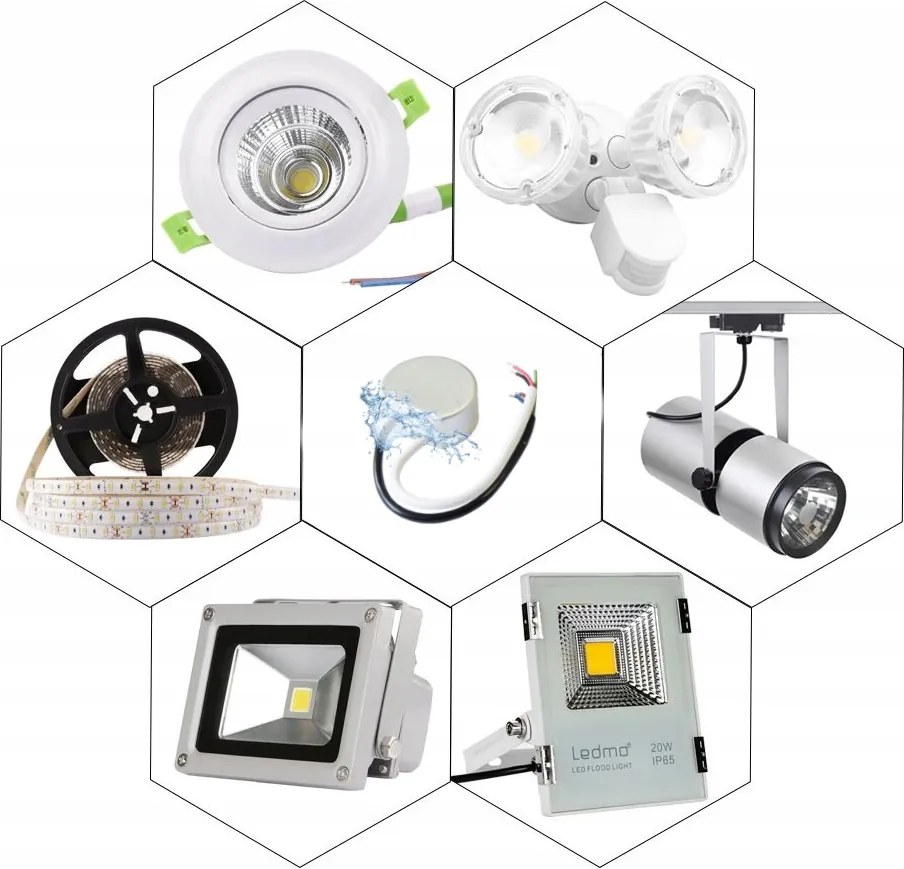 Napájací zdroj pre LED diódy 12V do skrinky 60W 5A IP67