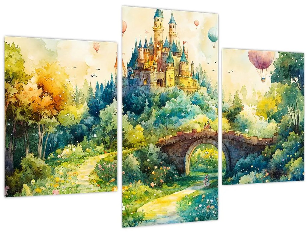 Obraz - Rozprávkový zámok (90x60 cm)