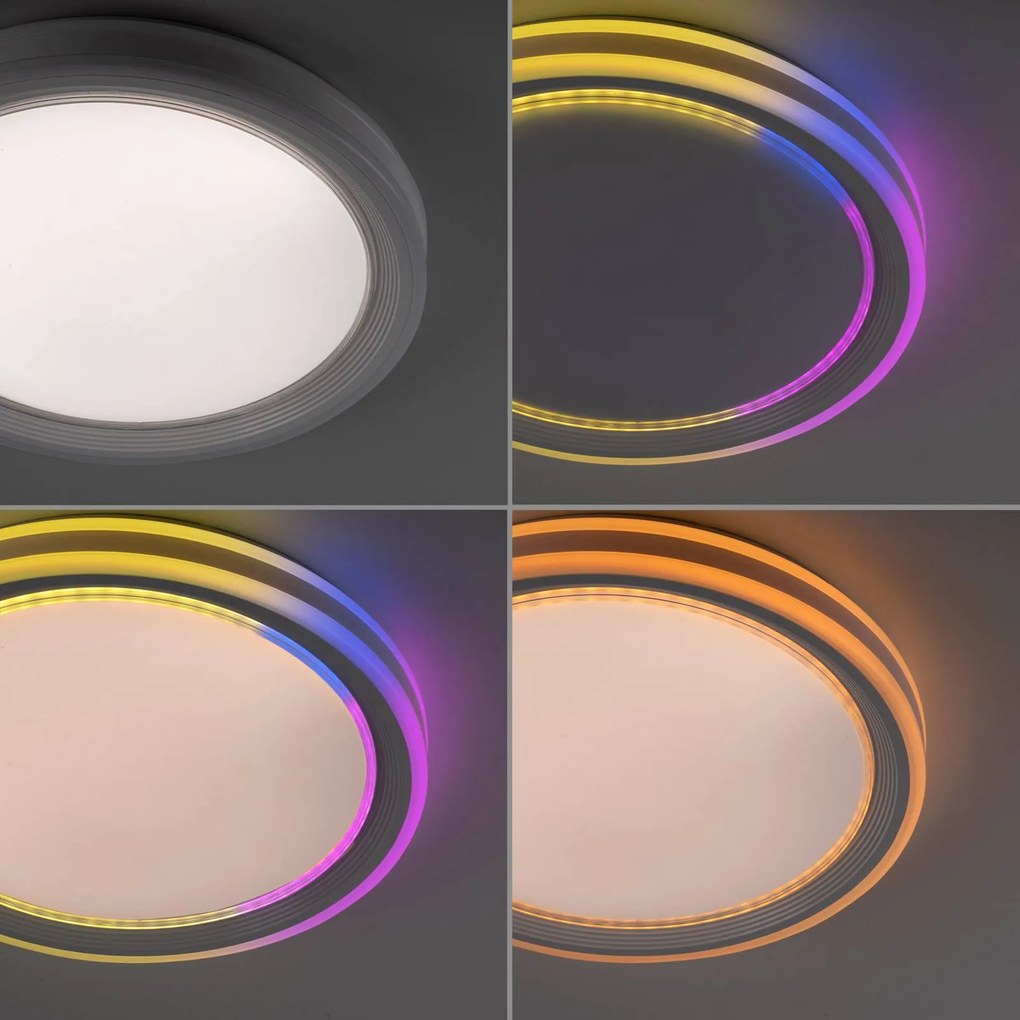 Stropné LED svetlo Spheric, CCT, RGB, Ø 48 cm