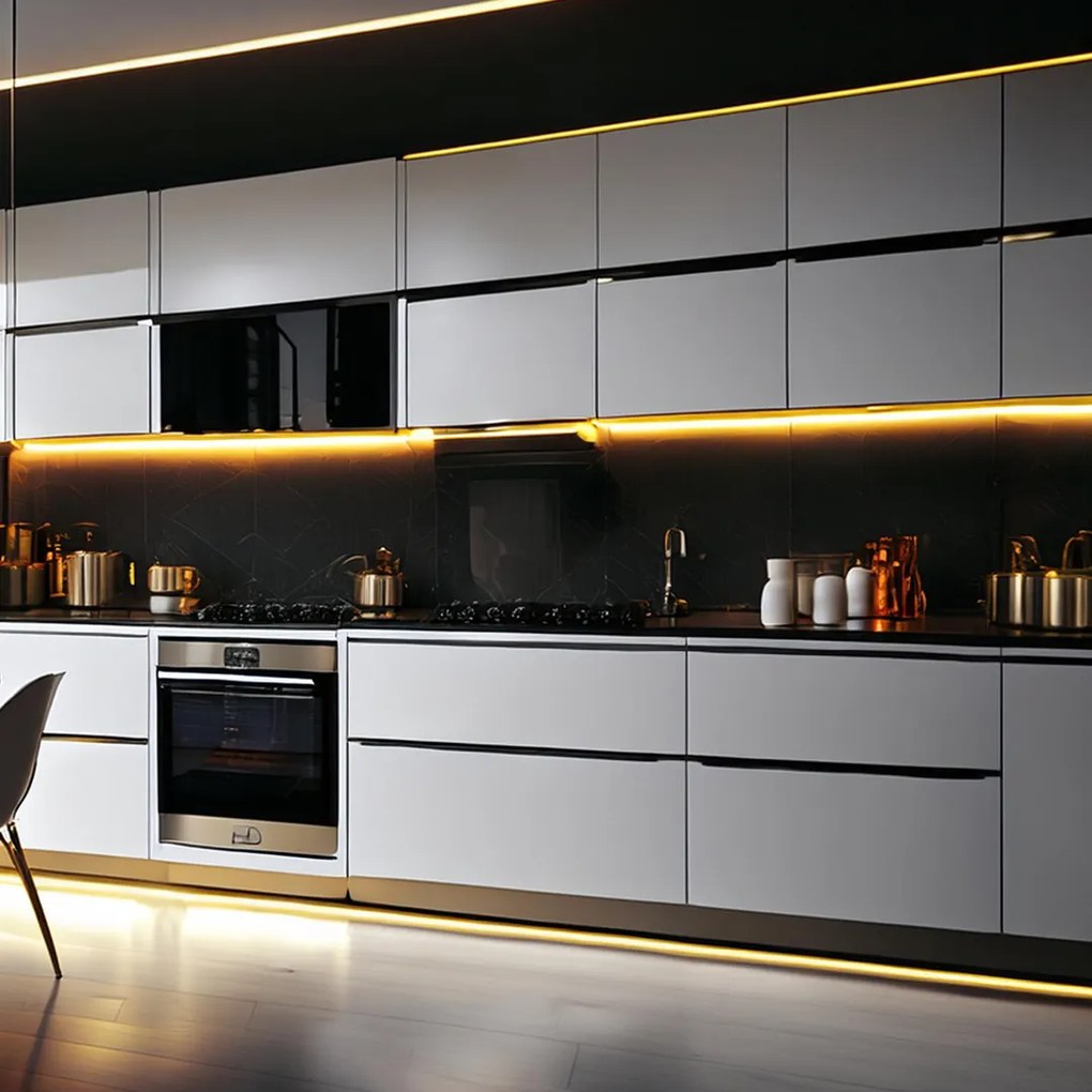 LED svietidlo Vito, 1x LED 14w, 4000k, w, (120 cm), vypínač