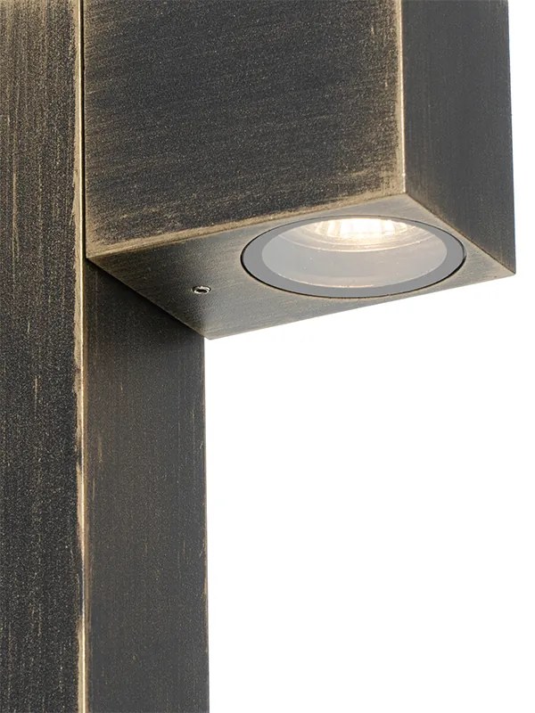 Priemyselná vonkajšia stojaca lampa starožitné zlato 65 cm IP44 - Baleno