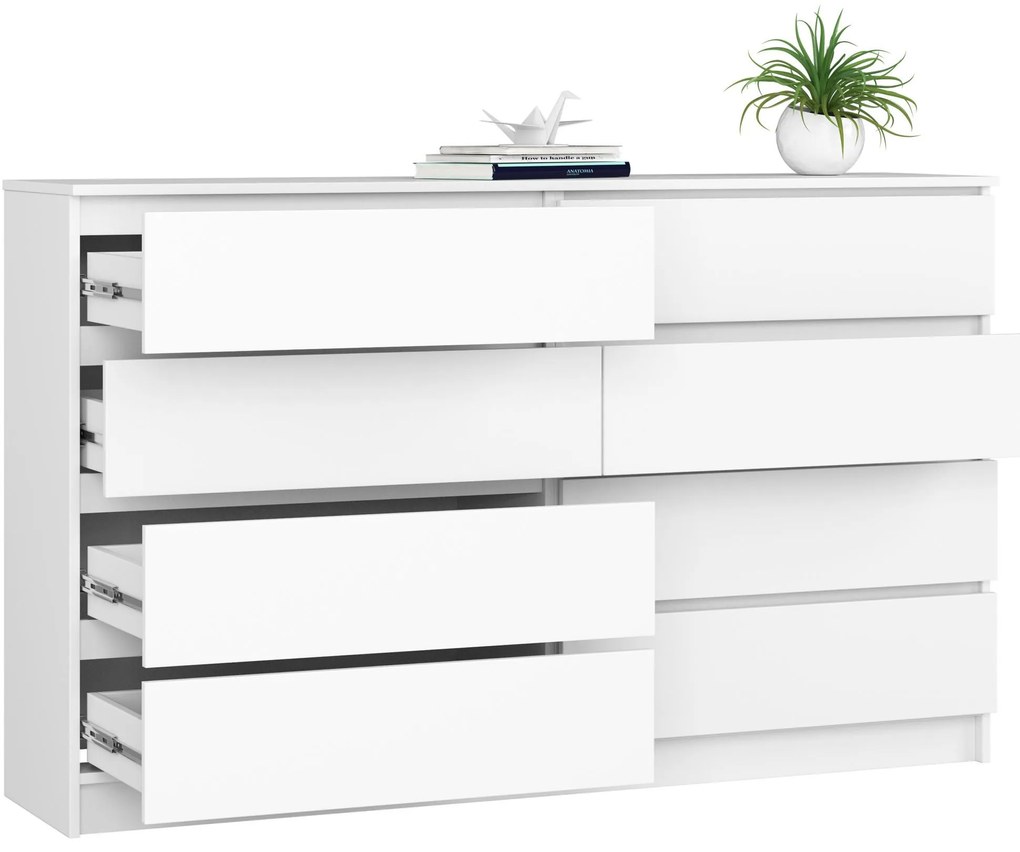 Komoda Koa IV (biela). Akcia -19%. Vlastná spoľahlivá doprava až k Vám domov. 1128707