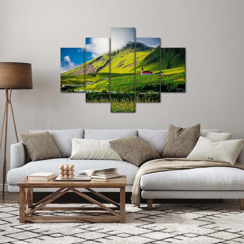 Obraz horskej krajiny (150x105 cm)