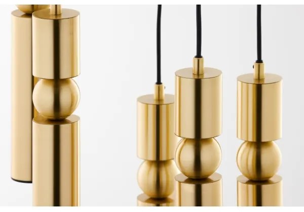 Jupiter 2020 - Luster na lanku ALAS 5xGU10/10W/230V zlatá