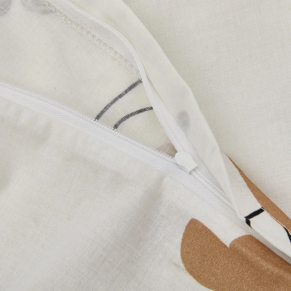 Obliečky z renforcé bavlny TIMBA DEER biele Rozmer obliečky: 80 x 80 cm | 135 x 200 cm