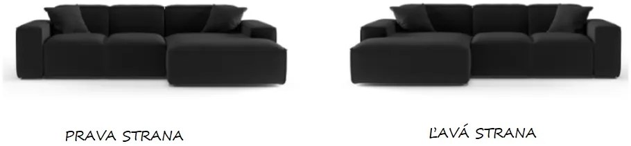 ROHOVÁ SEDAČKA LUCAS OPERA STEEL 266 x 165 cm