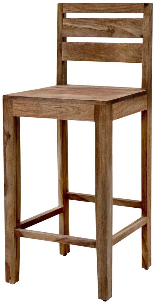 furniture-nabytek.cz - Barové židle s opěrkou z dřeva palisandr