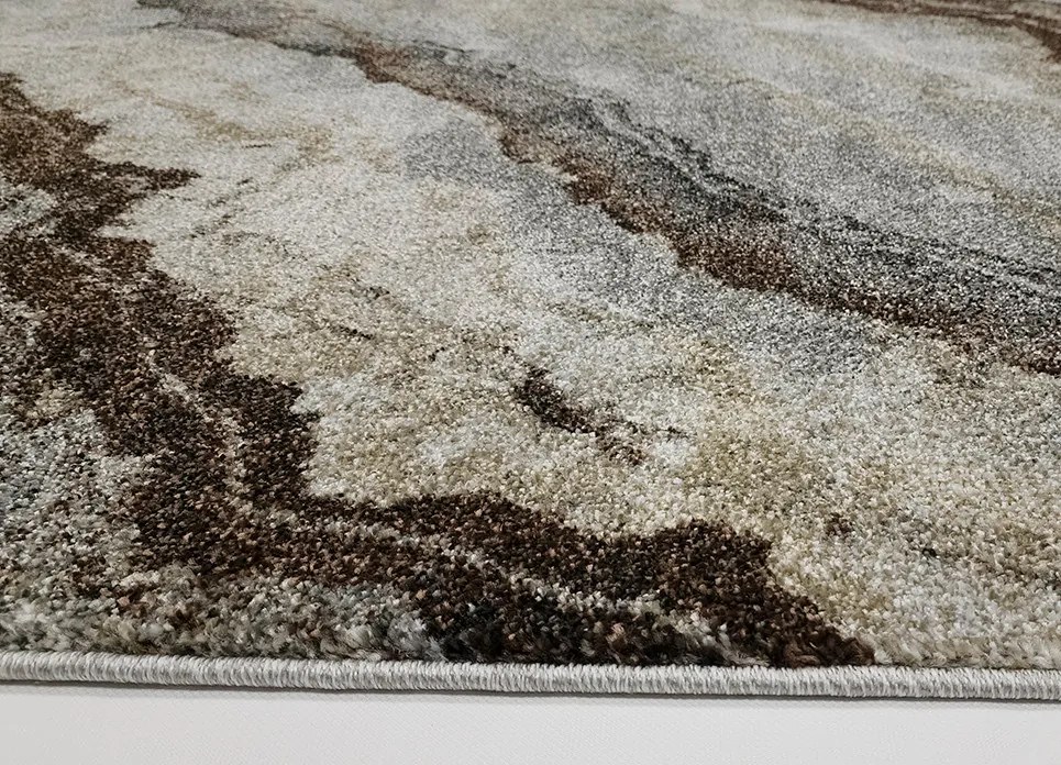 Koberec Wenus 7772 GREY – sivý koberec s abstraktným vzorom Rozmer: 160x220 cm