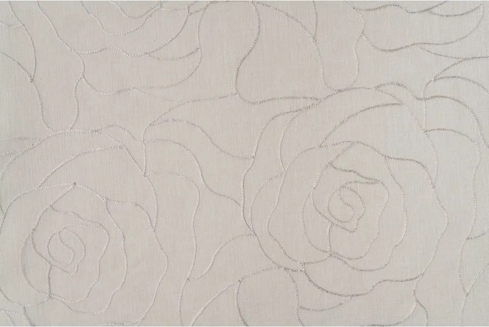 Bielo-sivá záclona 140x245 cm Amanda – Mendola Fabrics