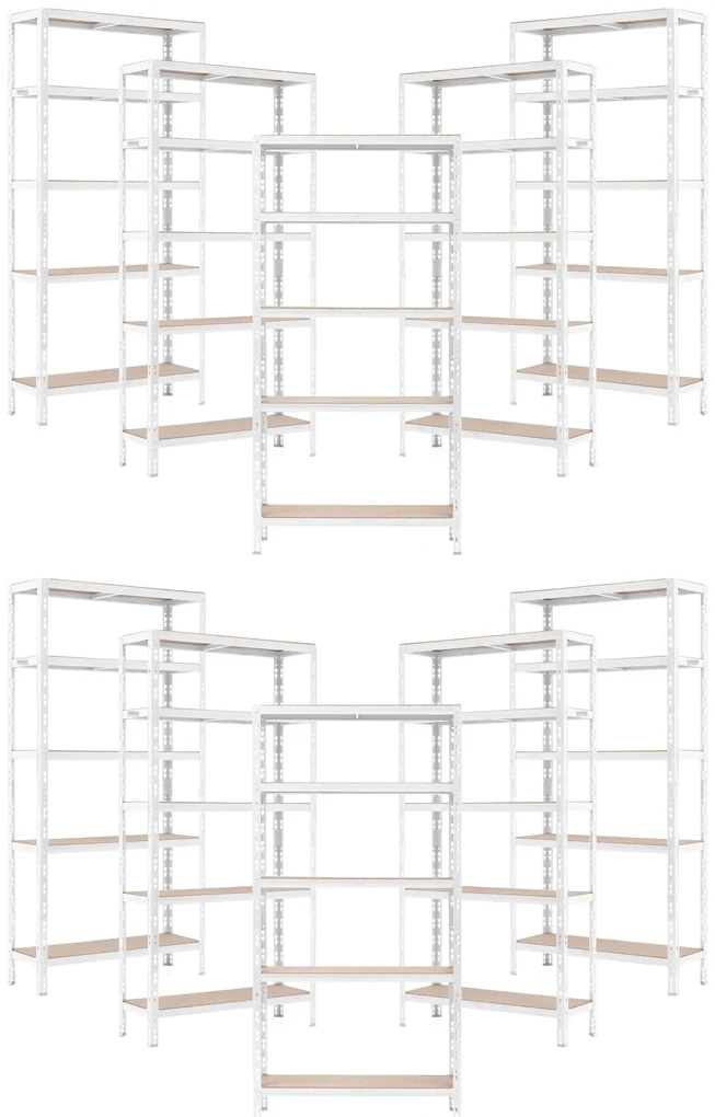 Trestles Balíček 10xSUPER HIT - Policový regál 1800x900x600 Farba: modrá
