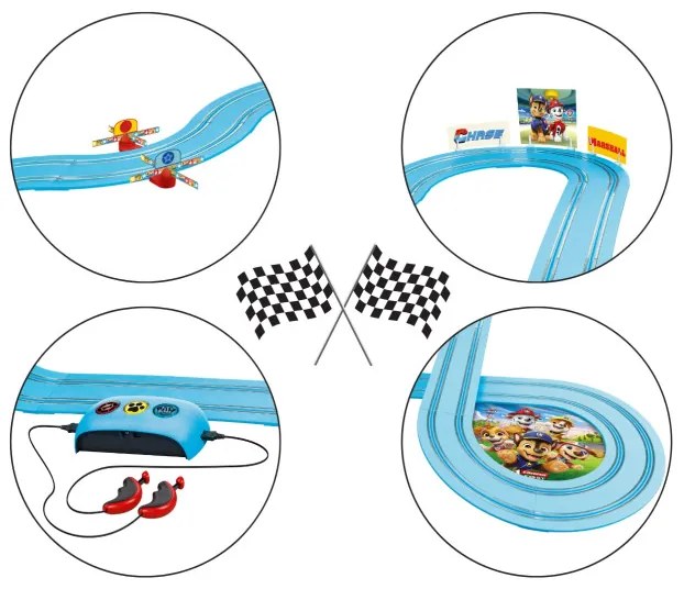 Pretekárska dráha Carrera First 20063058 Paw Patrol- Race 'N' Rescue 3,5m