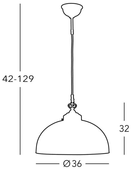 Kolarz 731.32.22 - Luster na lanku NONNA 1xE27/75W/230V zelená