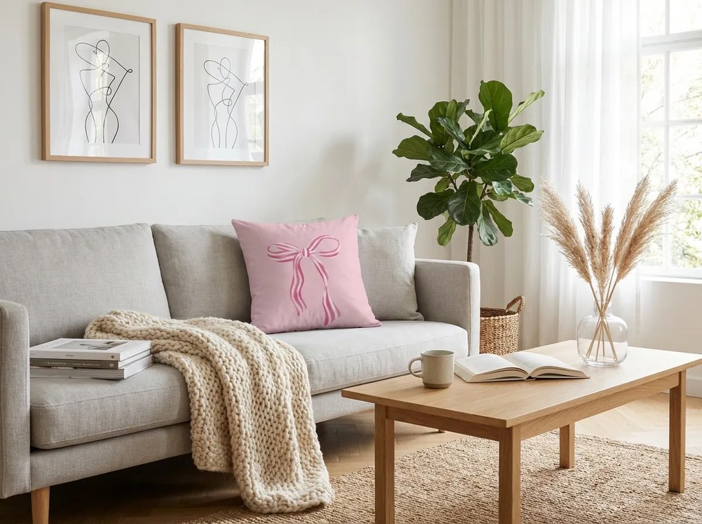 Obliečka na vankúš PINKARA 45x45 cm, ružová