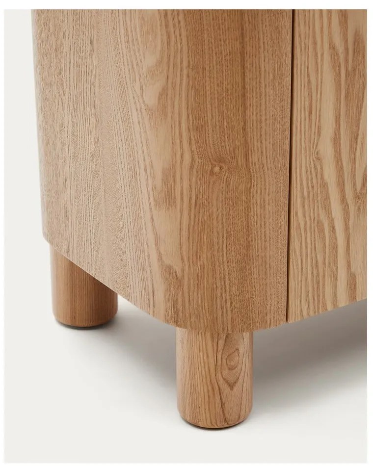 Komoda v dekore jaseňa v prírodnej farbe 120x80x40 cm Salaya – Kave Home