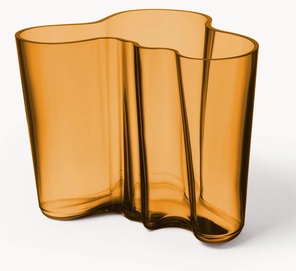 Ručne fúkaná váza Aalto, V 16 cm
