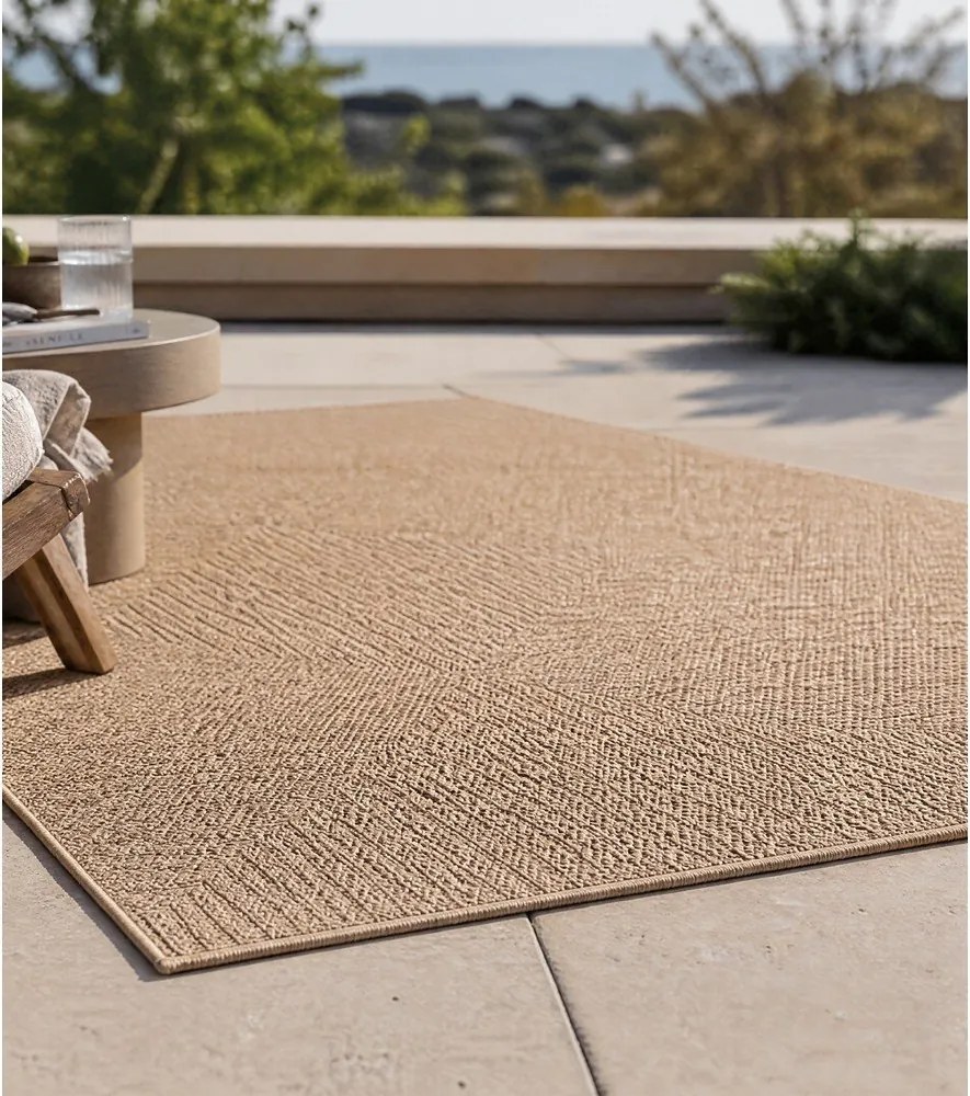 Hnedý vnútorný a vonkajší koberec 80x150 cm Timber 1404 – Ayyildiz Carpets