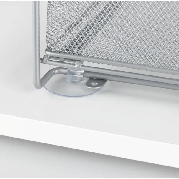 WENKO 53140800 - Polica GIOMA 35x33,5 cm, strieborná