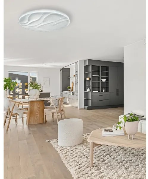 LED Stmievateľné stropné svietidlo LIKA LED/60W/230V 2700-6500K + diaľkové ovládanie