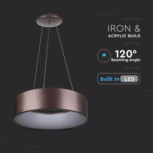 LED stmievateľný luster na lane LED/20W/230V