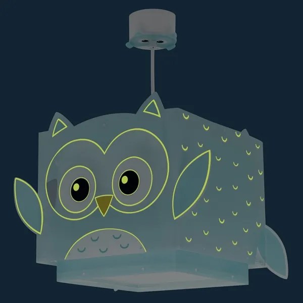 Dalber 64392 - Detský luster LITTLE OWL 1xE27/60W/230V