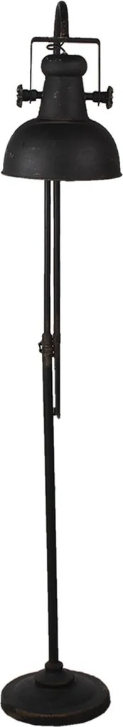 Čierna stojaca lampa Lumos s patinou - 59 * 27 * 189 cm