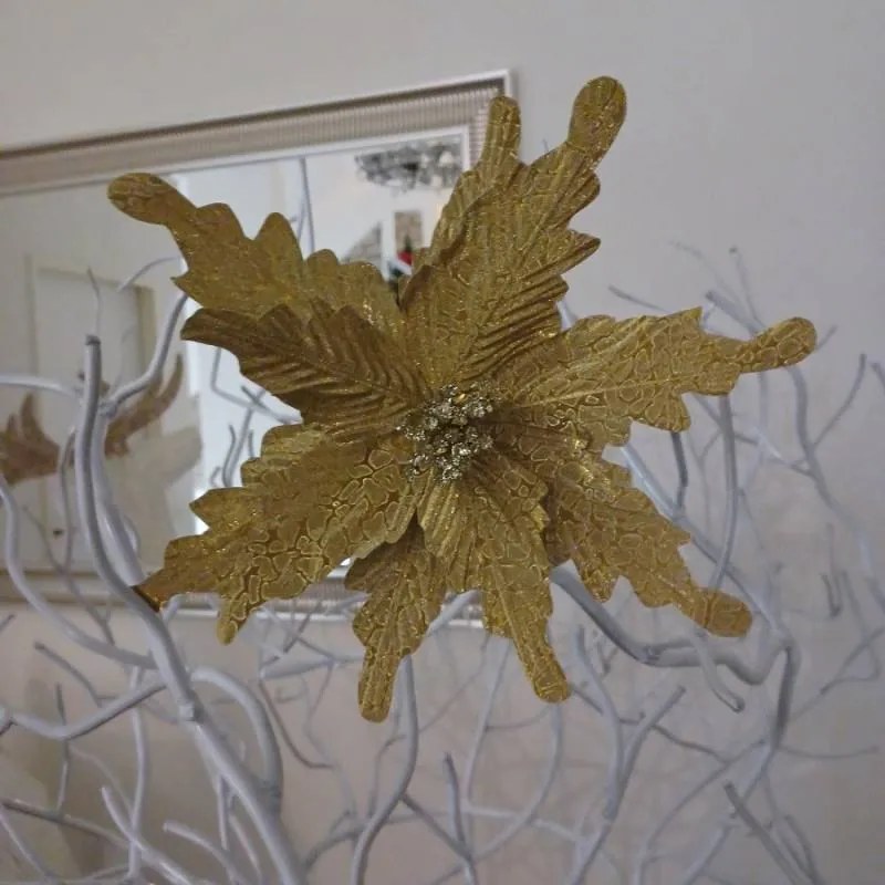 DECOLED Umelý kvet zlatý, 29 cm