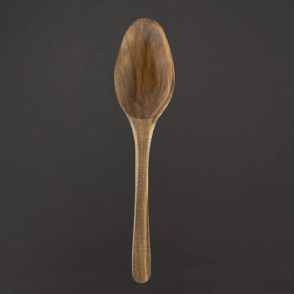 AMADEA Drevená lyžička malá, masívne drevo, dĺžka 16 cm