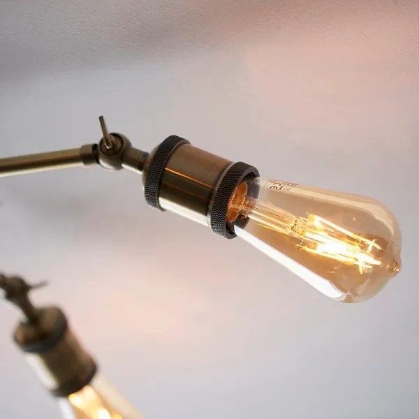 Endon 97244 - Bodové svietidlo HAL 5xE27/40W/230V mosadz