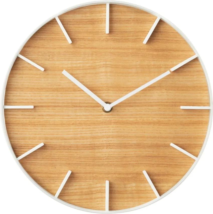 Nástenné hodiny YAMAZAKI RIn Claro, ⌀ 27 cm