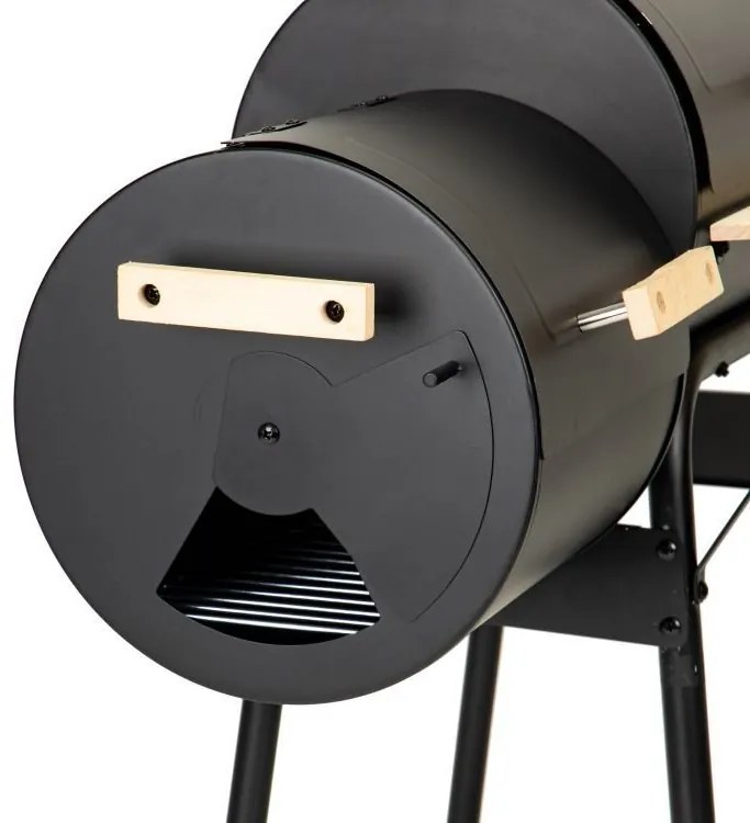 Veľký záhradný gril - 2 v 1 udiareň, teplomer + grilovacie príslušenstvo MODERNHOME - JY-061