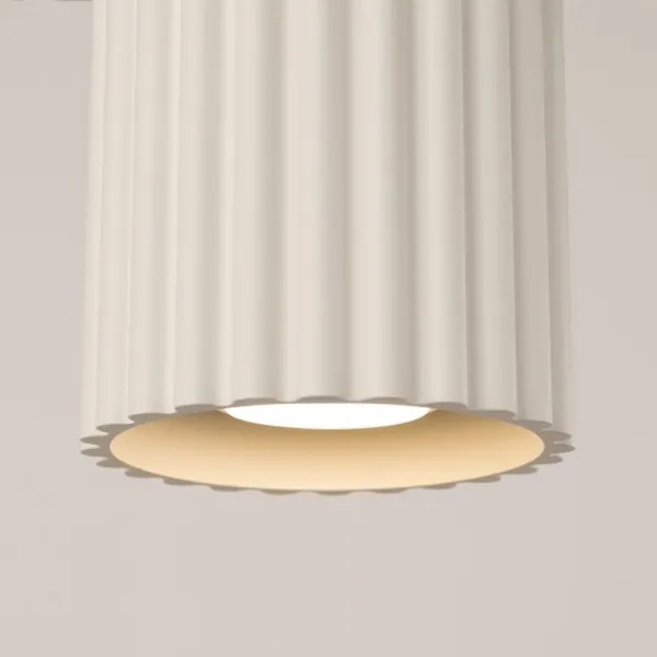 Sollux SL.1789 - Bodové svietidlo AURA 1xGU10/10W/230V 10 cm krémové