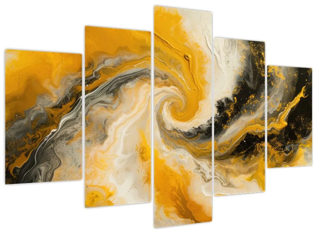 Obraz - Špirálna abstrakcia (150x105 cm)