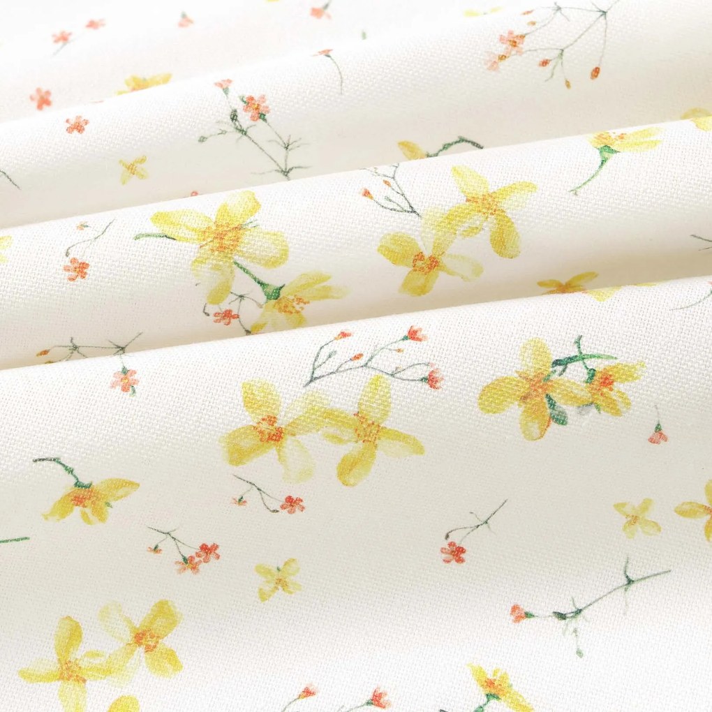 Goldea prestieranie na stôl valencia - kvety narcisov - sada 2ks 30 x 40 cm