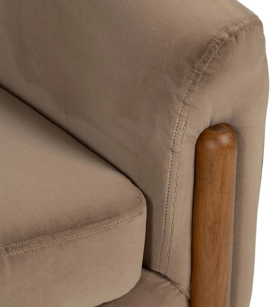 Svetlohnedé kreslo – Ixia