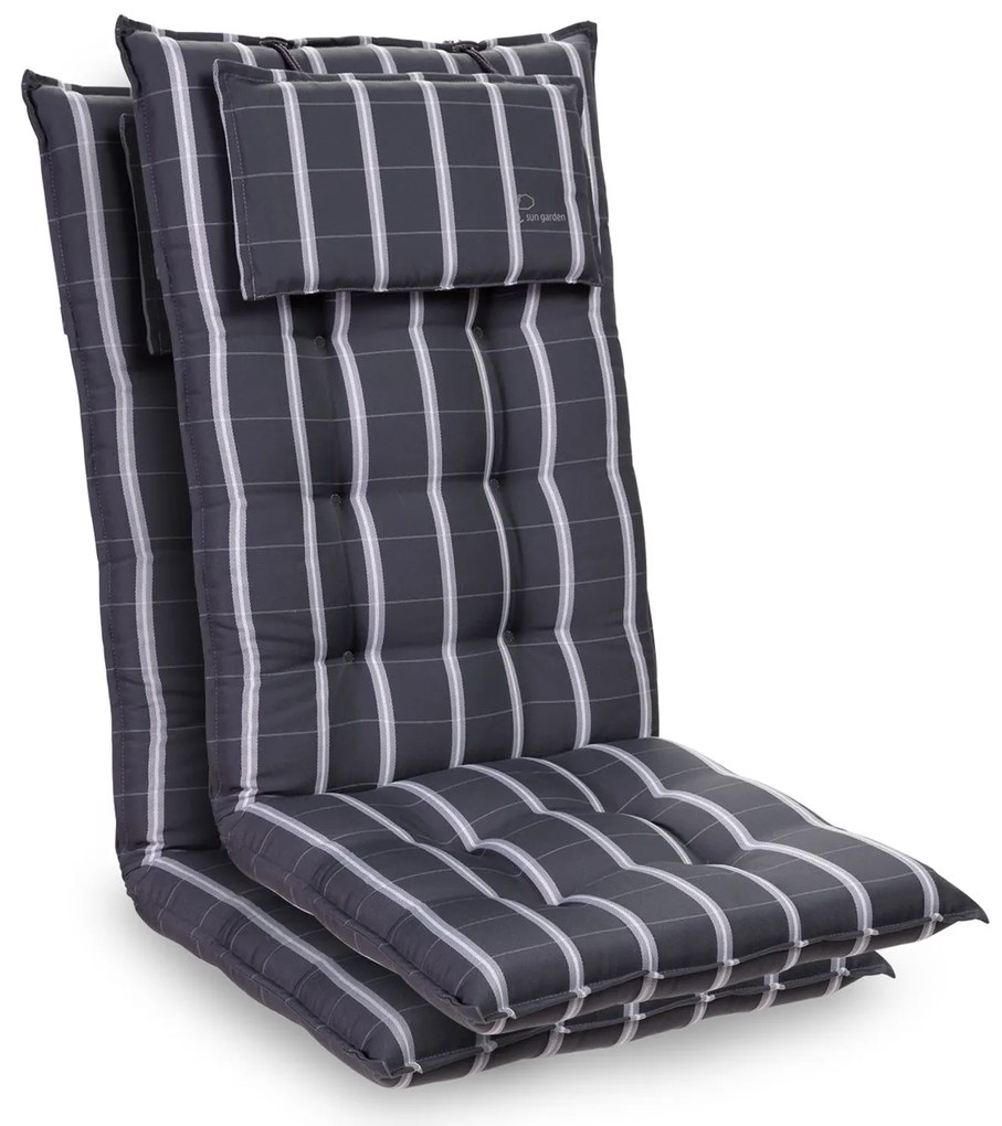 Blumfeldt Sylt, poduška s vysokou zadnou časťou, na vyššie polohovacie kreslo, vankúš, polyester, 50 x 120 x 9 cm, 2 x poduška