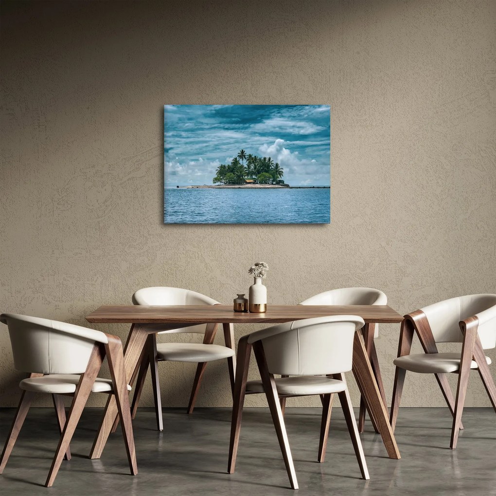 Obraz - ostrov v mori (70x50 cm)