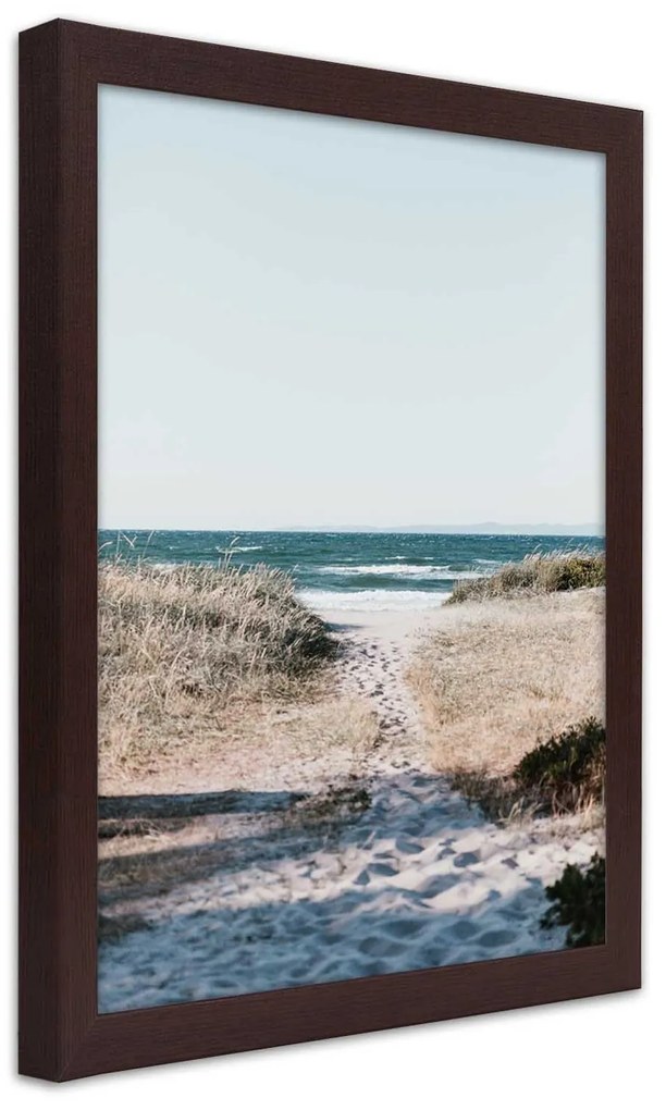Gario Plagát Ideme na pláž Farba rámu: Bez rámu, Rozmery: 60 x 90 cm