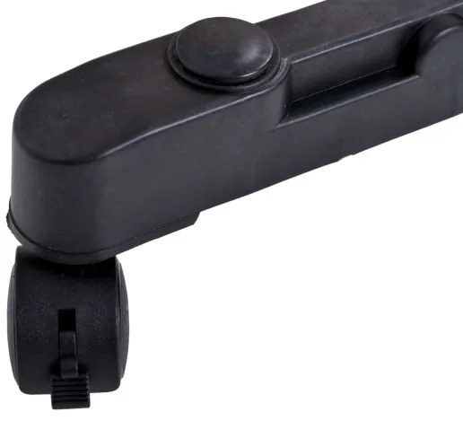 Vešiakový stojan na kolieskach LUKI čierny