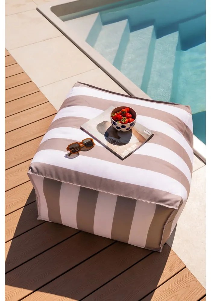 Bielo-sivý záhradný sedací vak – Bonami Essentials