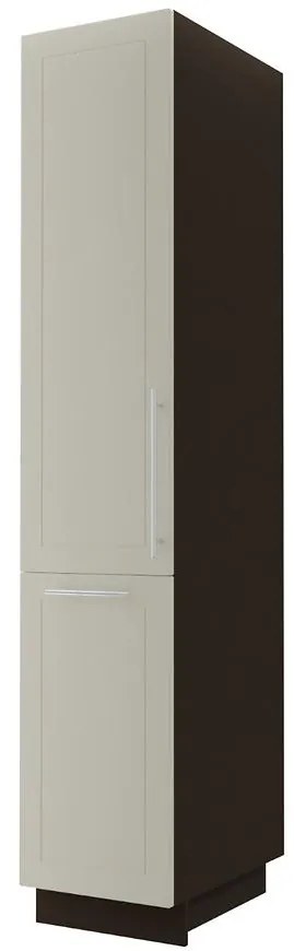 Kuchynská skrinka 2D14K/40 Quantum vanilla mat/lava