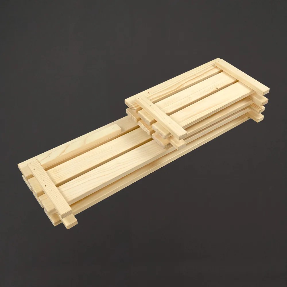 AMADEA Dřevěný designový vyvýšený záhon s nádobou uvnitř, 76x43,6x24cm