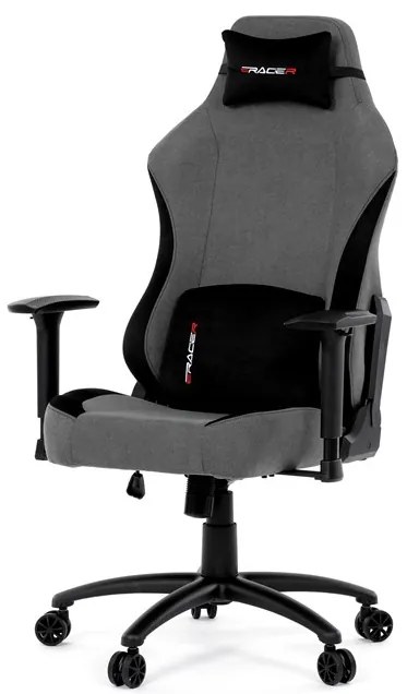 Autronic BONTEC Herné kreslo, hojdací mechanizmus, šedá látka, KA-F12 GREY2 Farba: Šedá