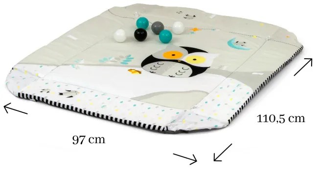 Hracia podložka pre deti Lolly Owl 5v1