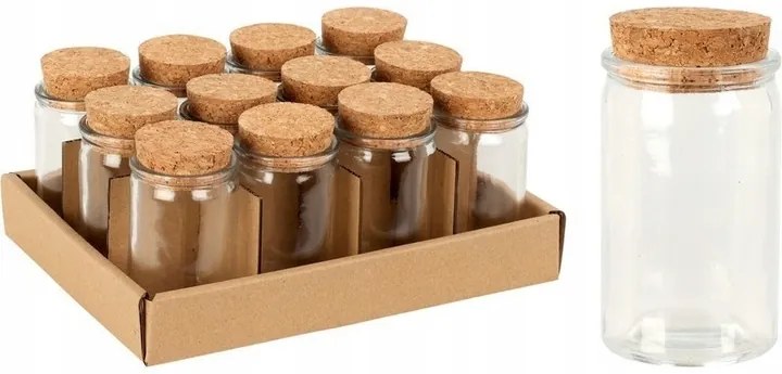 Korenka, sklenená s korkovým uzáverom 50 ml