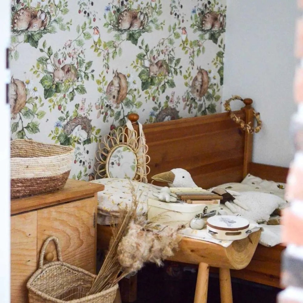 Tapeta malé ospalé zvieratká 280x50 cm