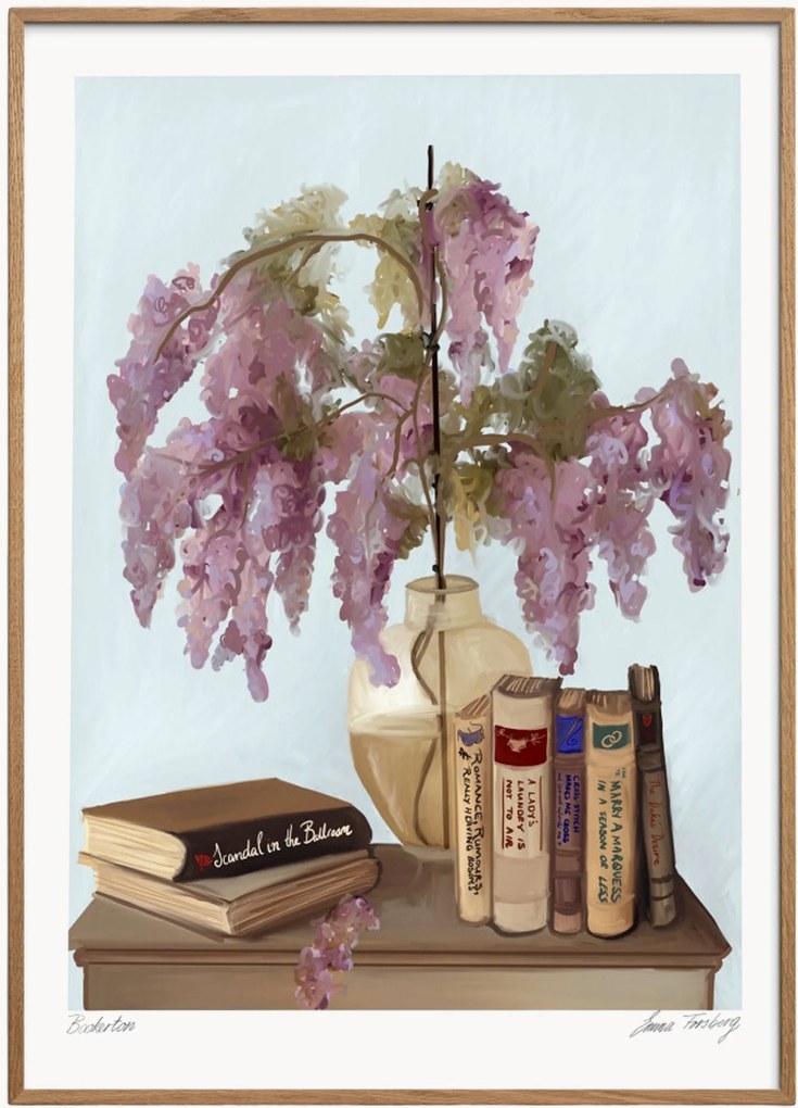 Nástenná dekorácia v ráme Bookerton