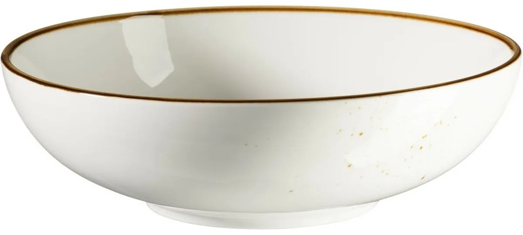 Mäser Miska Pintar Biele hnedé bodky 22 cm, 22 cm