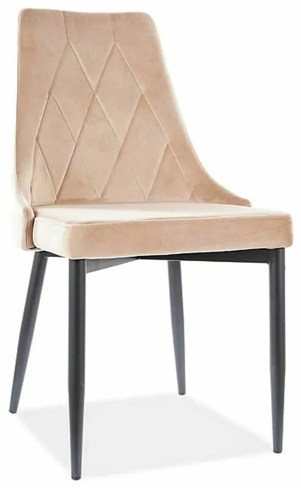Jedálenská stolička Trix B Velvet, béžová